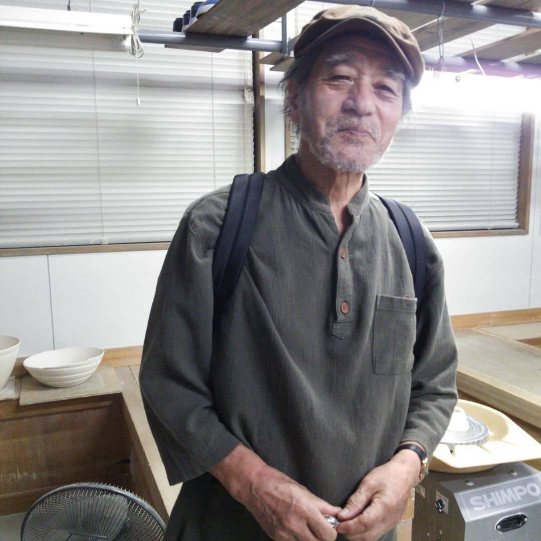 工藤省治 色絵水差し ピッチャー 砥部焼 民藝 工藤 省治 – 国際芸術